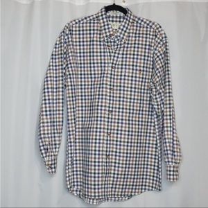 Orvis button down cotton shirt, size Large
